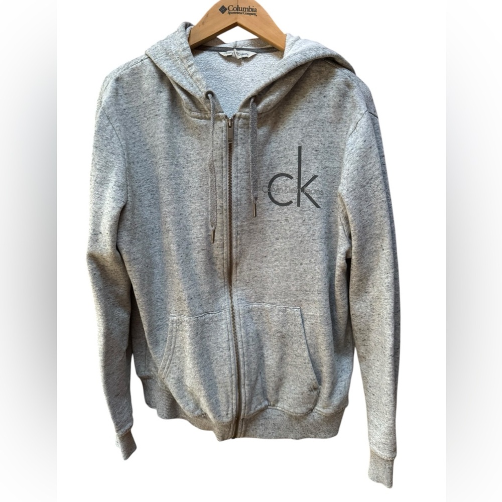 Calvin Klein Hooded Zip Up Sweatshirt‎